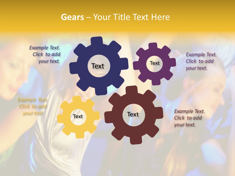 Music Disco Wild PowerPoint Template