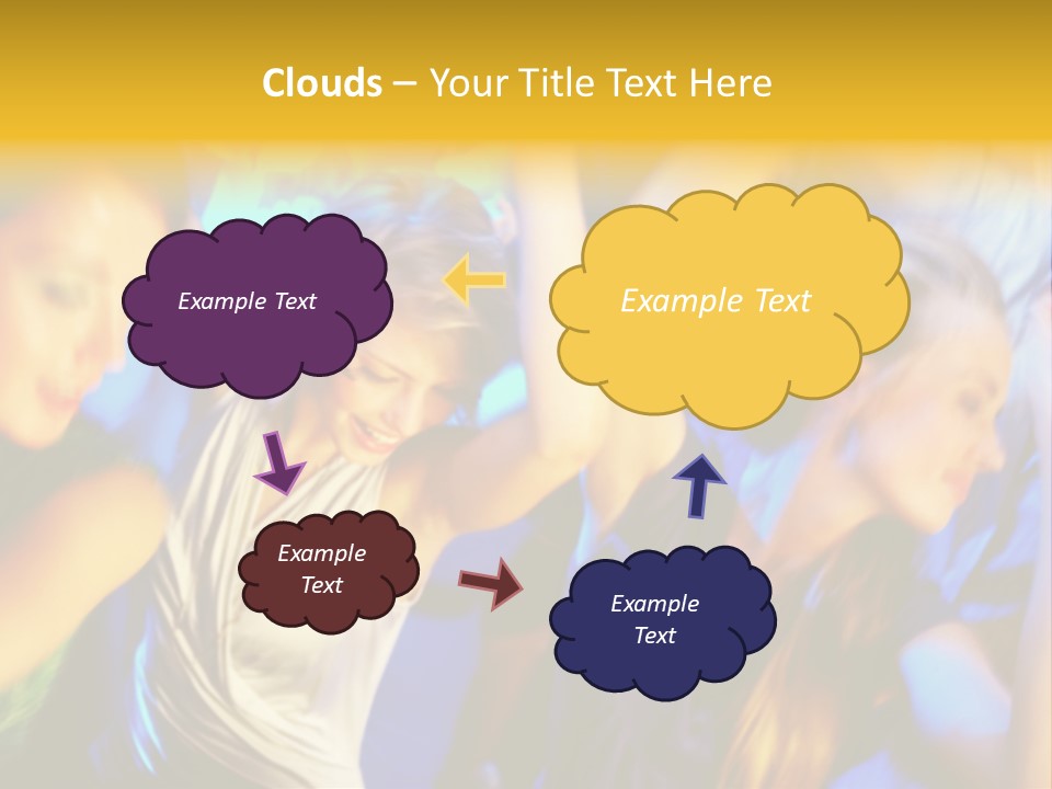 Music Disco Wild PowerPoint Template