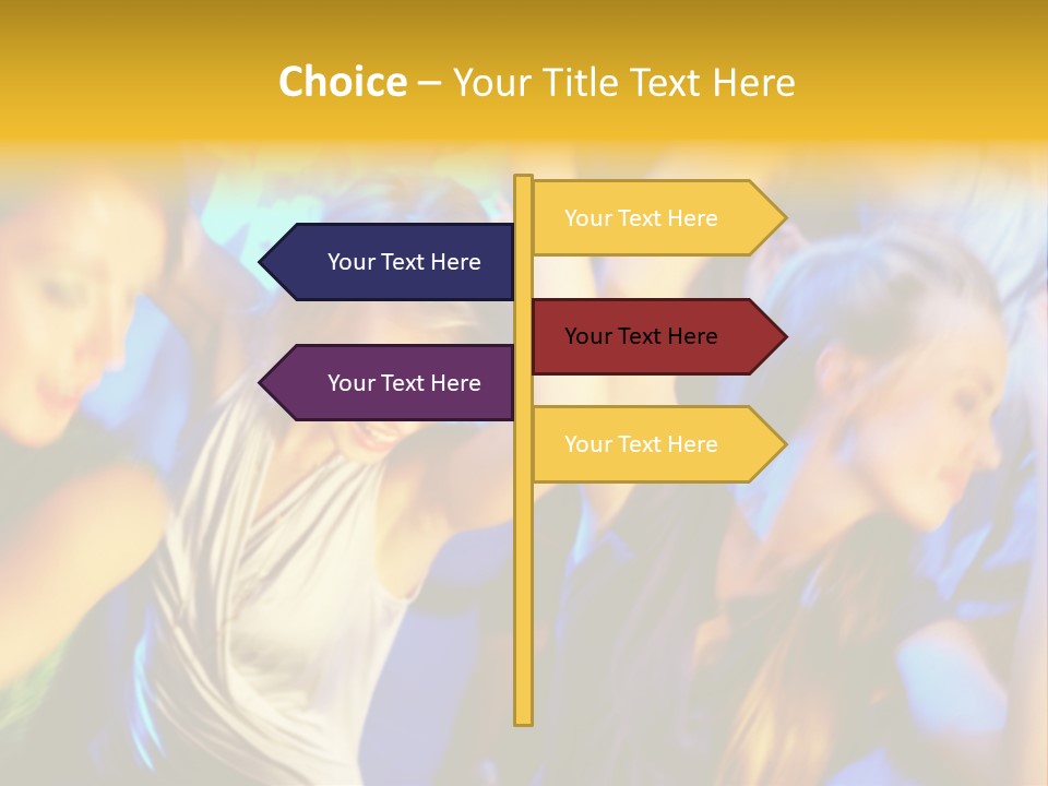 Music Disco Wild PowerPoint Template