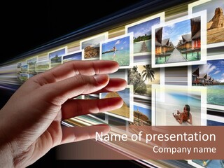 Modern Stream Touch PowerPoint Template