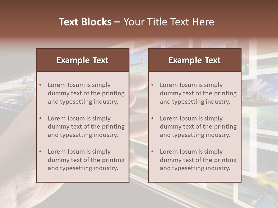 Modern Stream Touch PowerPoint Template