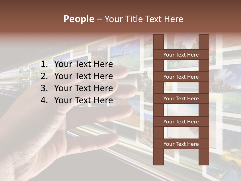 Modern Stream Touch PowerPoint Template