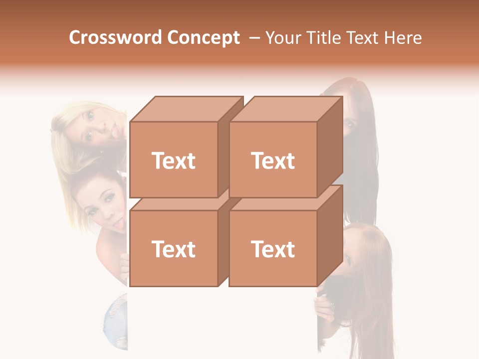 Person Keck Mensch PowerPoint Template