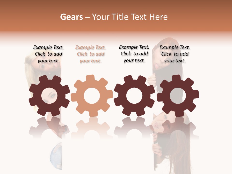 Person Keck Mensch PowerPoint Template