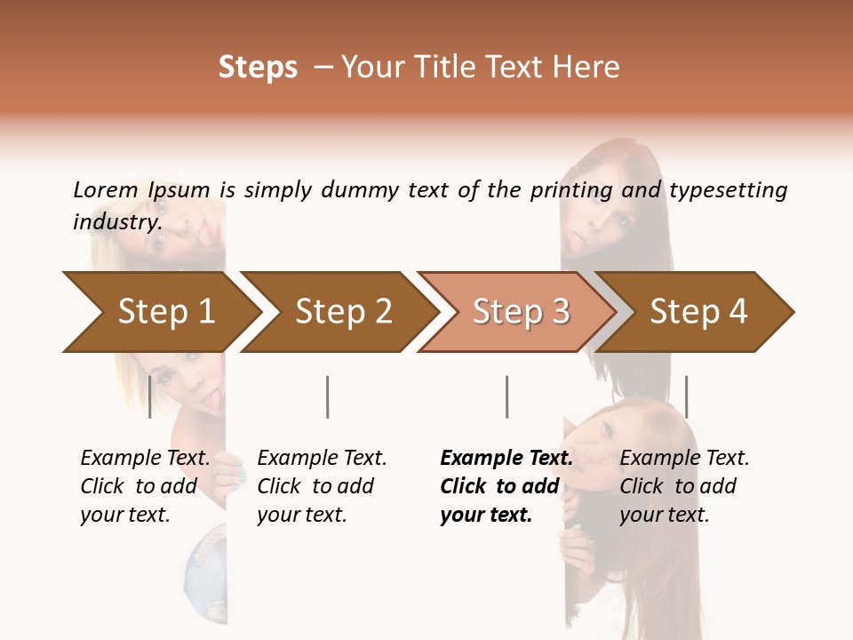Person Keck Mensch PowerPoint Template