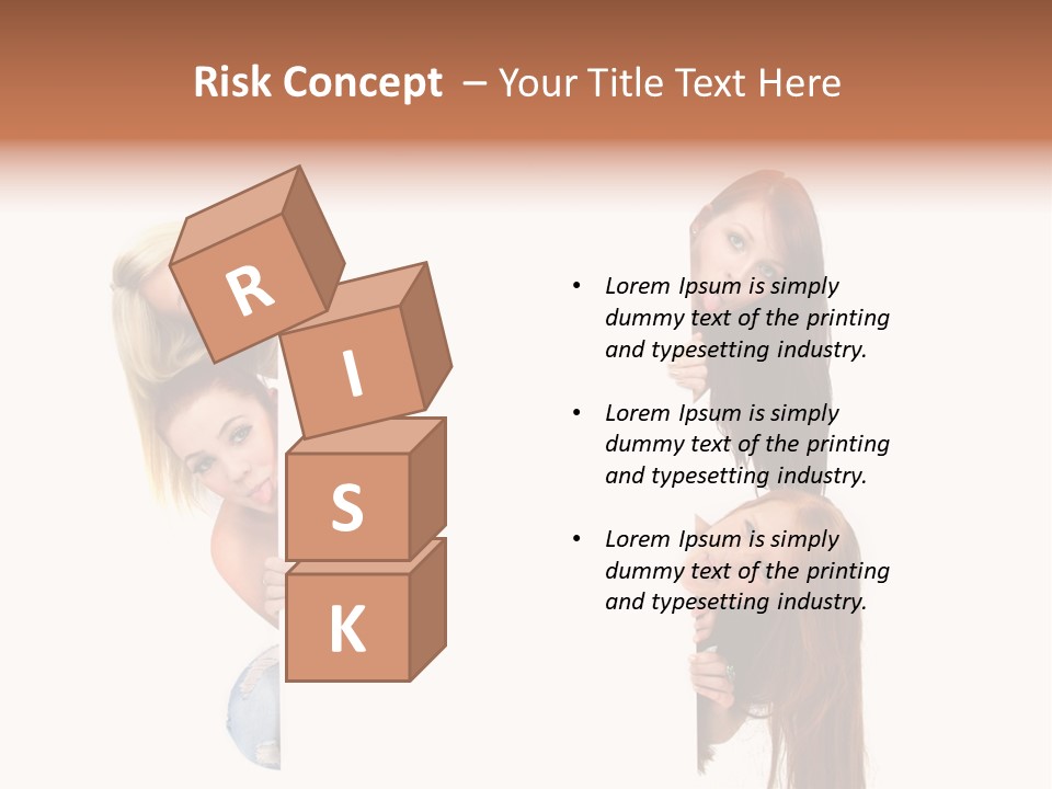 Person Keck Mensch PowerPoint Template