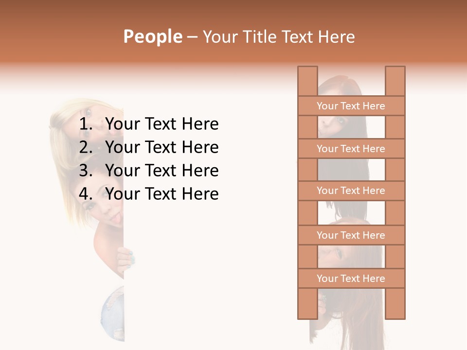 Person Keck Mensch PowerPoint Template