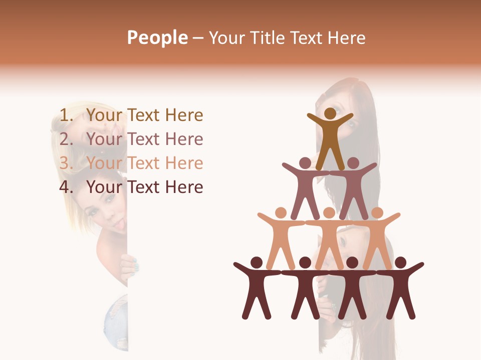 Person Keck Mensch PowerPoint Template