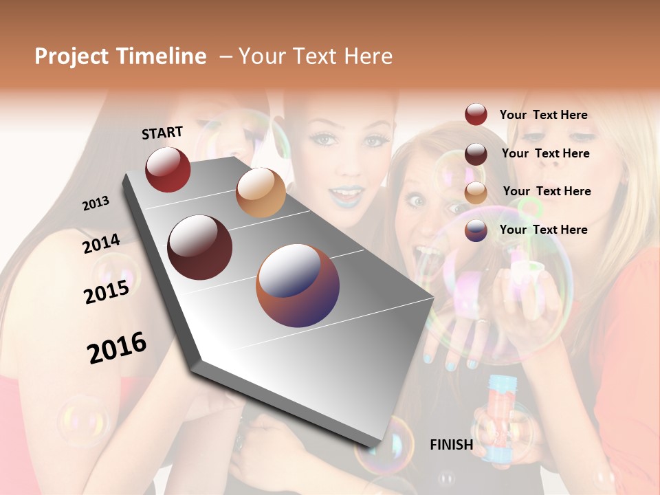 Kess Freude Spielen PowerPoint Template