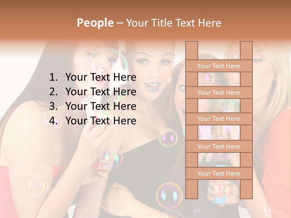 Kess Freude Spielen PowerPoint Template