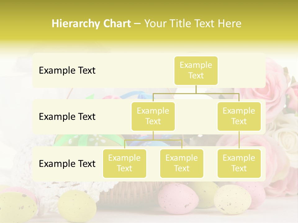 A Teapot With Flowers And Eggs On A Table PowerPoint Template