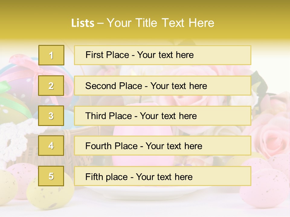 Place Decorate Setting PowerPoint Template