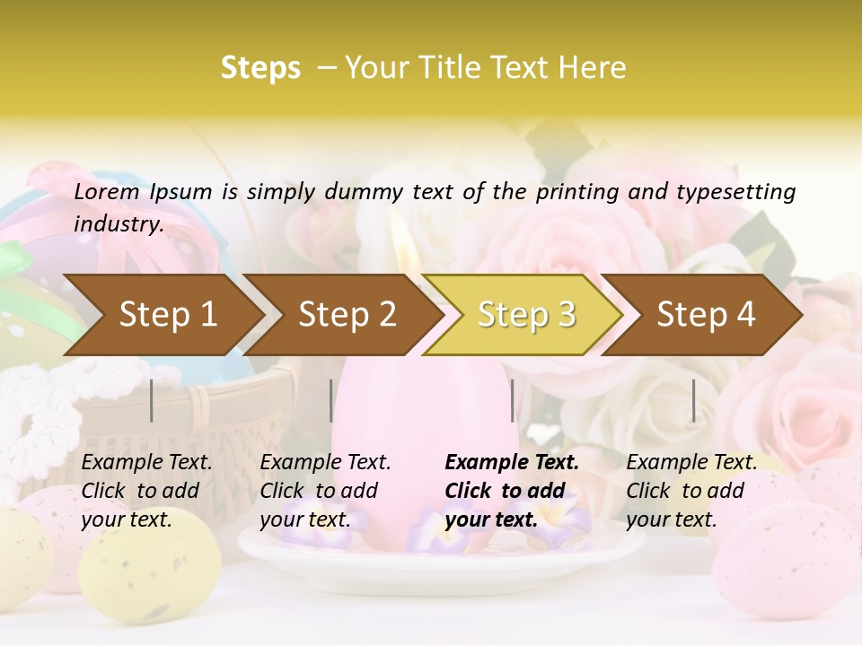 Place Decorate Setting PowerPoint Template