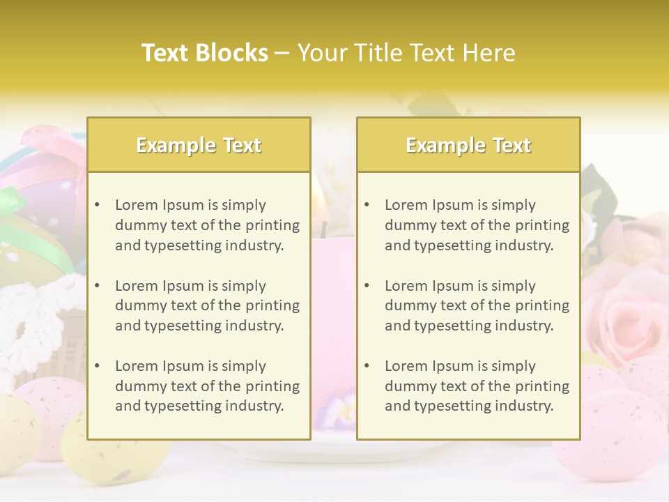 Place Decorate Setting PowerPoint Template
