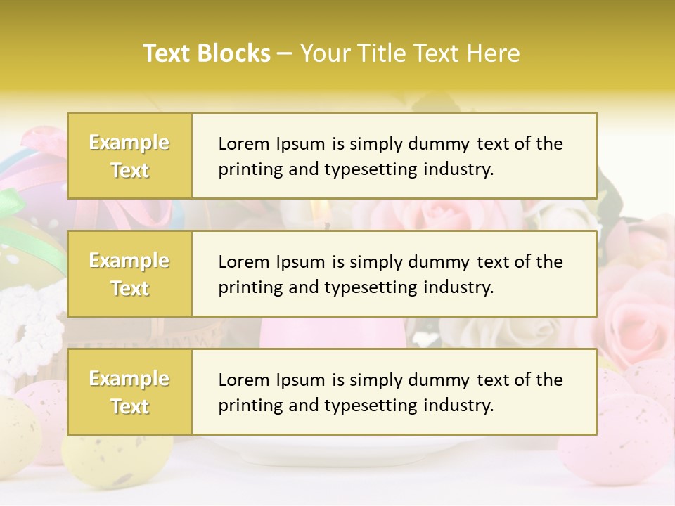 Place Decorate Setting PowerPoint Template