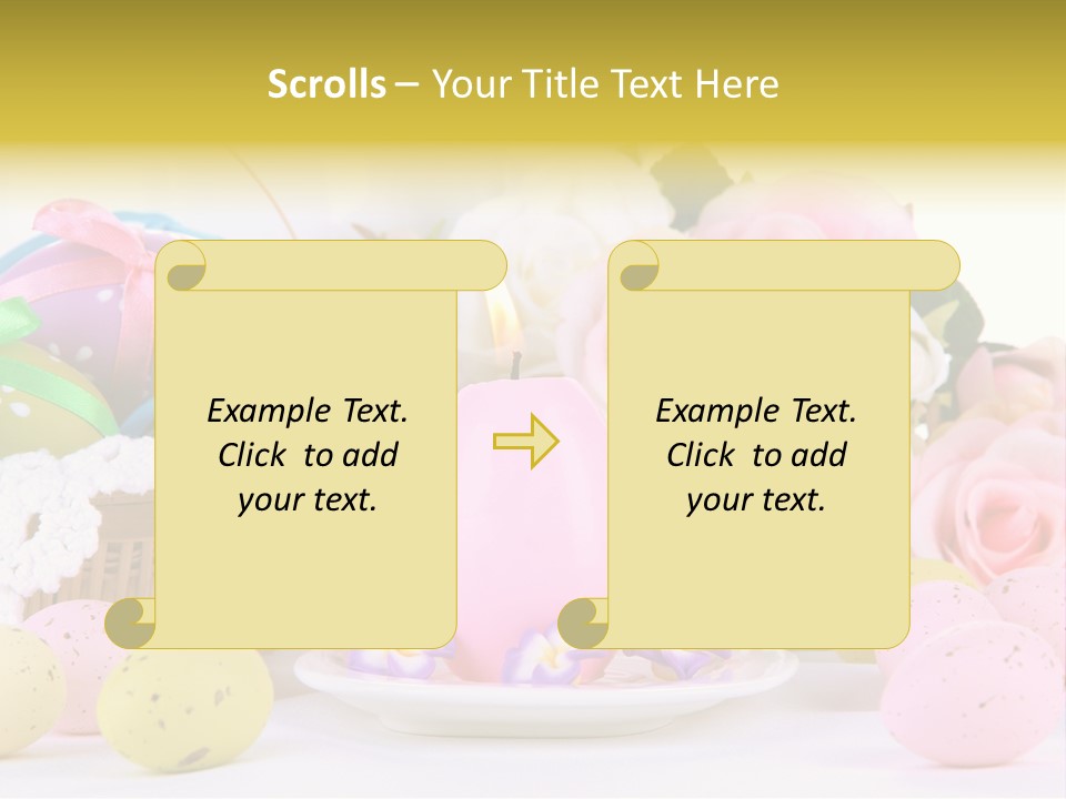 Place Decorate Setting PowerPoint Template