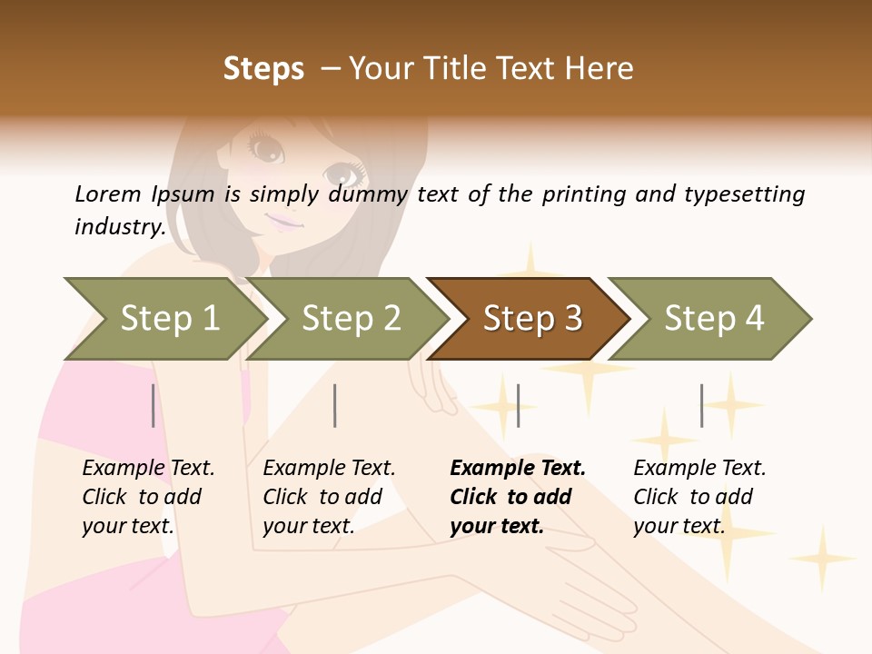 Hair Removal Beauty Treatment Salon PowerPoint Template