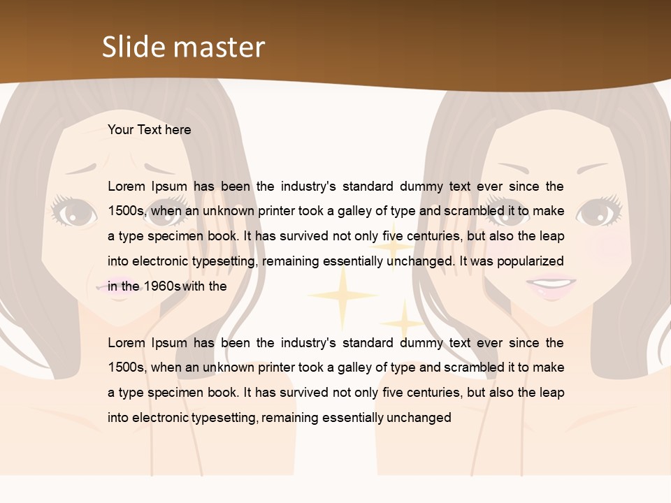 Wrinkle Care PowerPoint Template