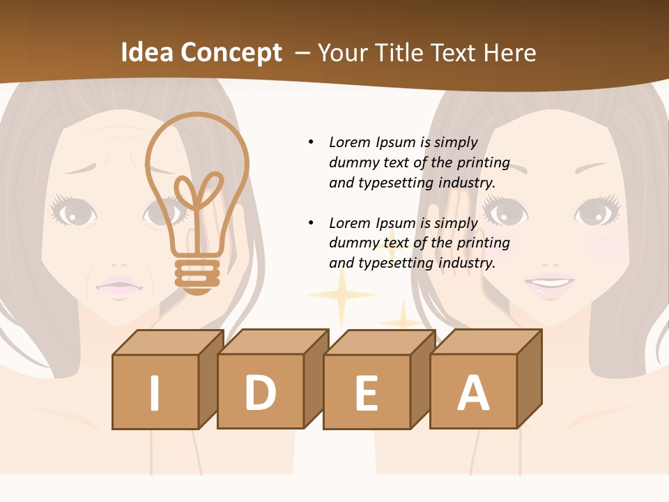 Wrinkle Care PowerPoint Template