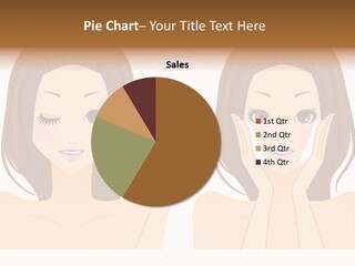 Women Who Care For Their Skin PowerPoint Template