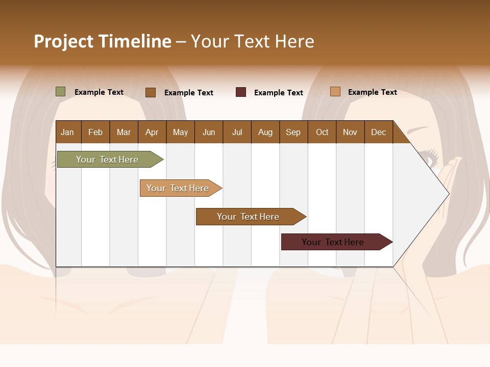 Women Who Care For Their Skin PowerPoint Template