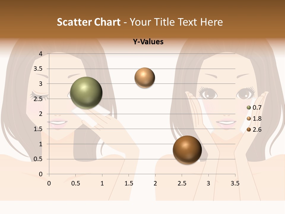 Women Who Care For Their Skin PowerPoint Template