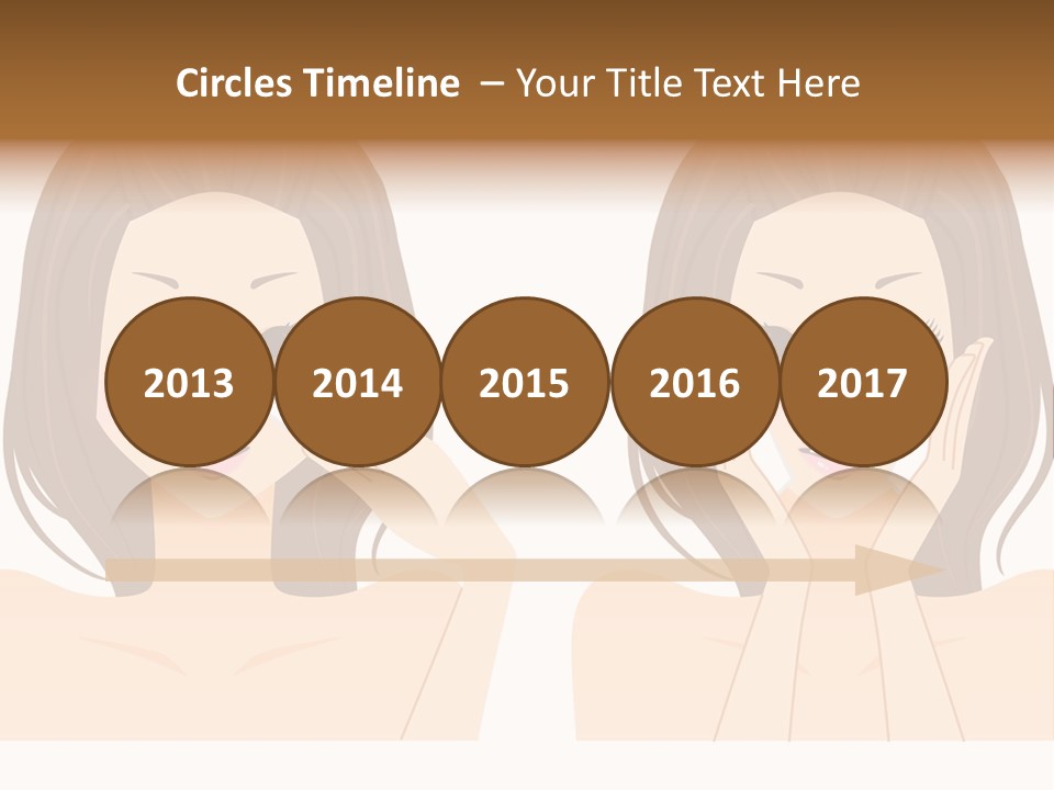 Women Who Care For Their Skin PowerPoint Template