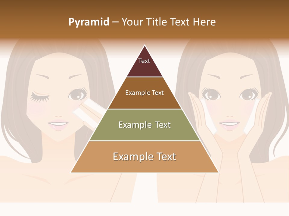 Women Who Care For Their Skin PowerPoint Template