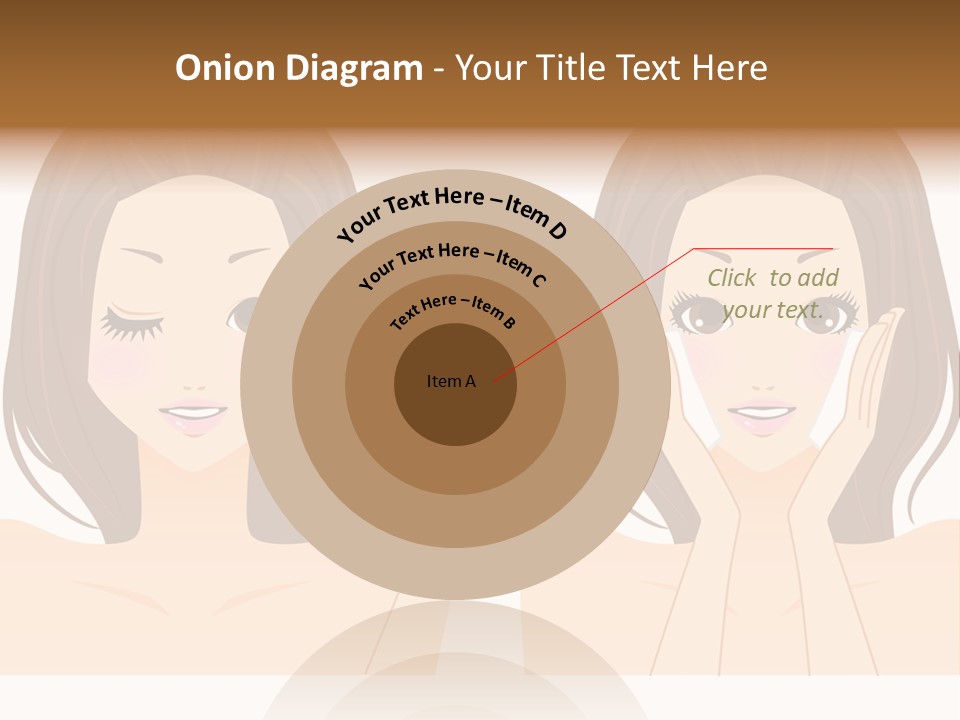 Women Who Care For Their Skin PowerPoint Template