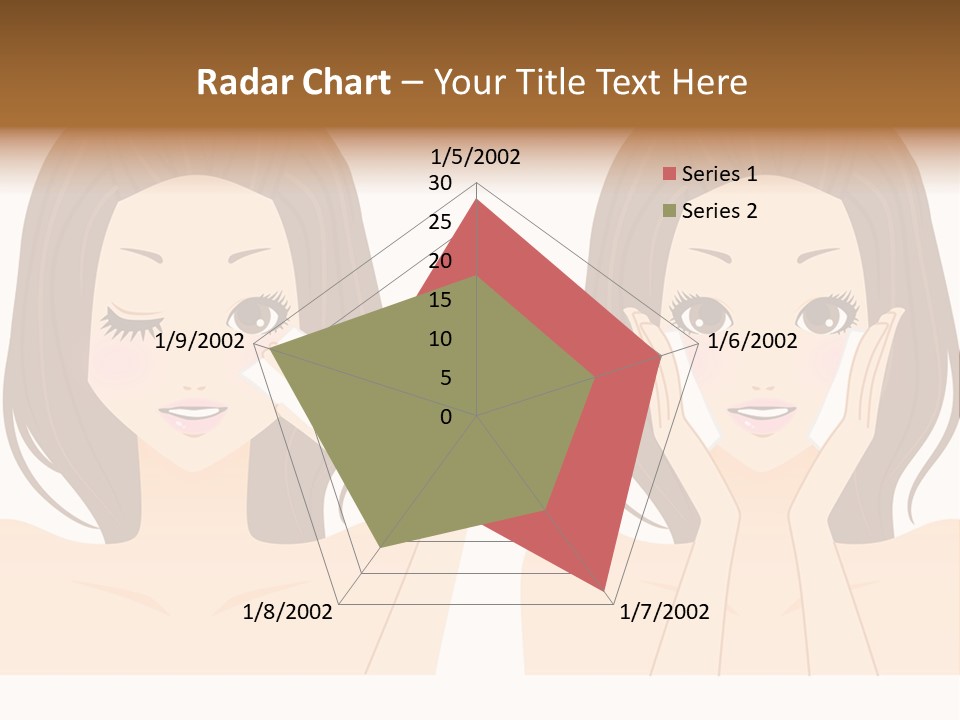 Women Who Care For Their Skin PowerPoint Template