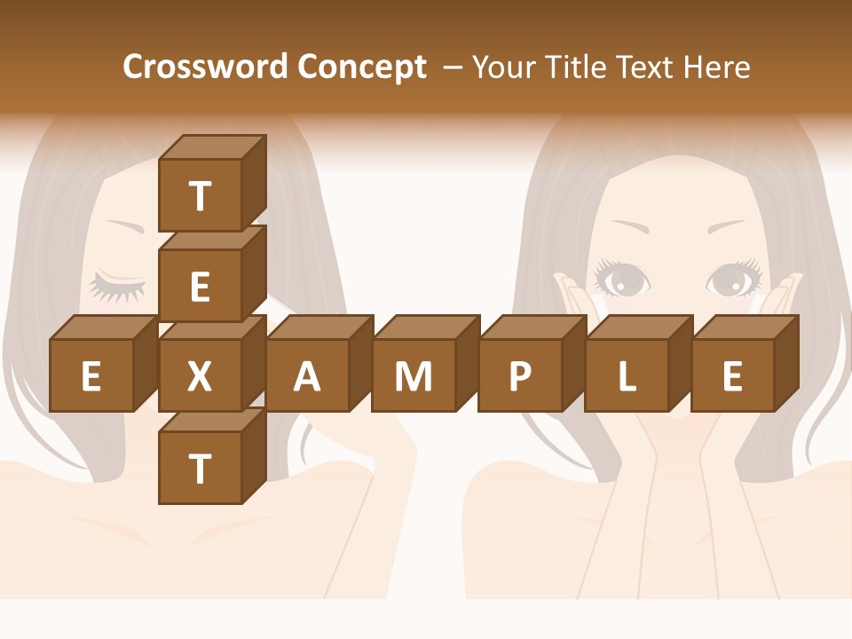 Women Who Care For Their Skin PowerPoint Template