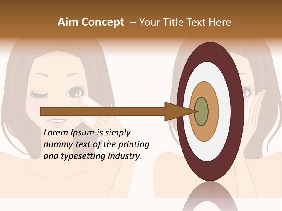 Women Who Care For Their Skin PowerPoint Template