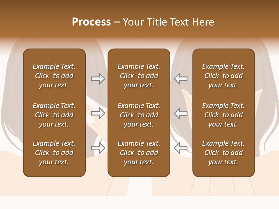Women Who Care For Their Skin PowerPoint Template