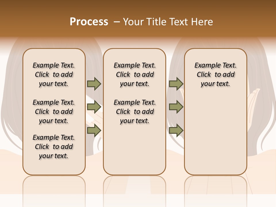 Women Who Care For Their Skin PowerPoint Template