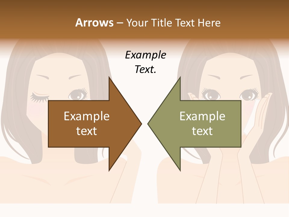 Women Who Care For Their Skin PowerPoint Template