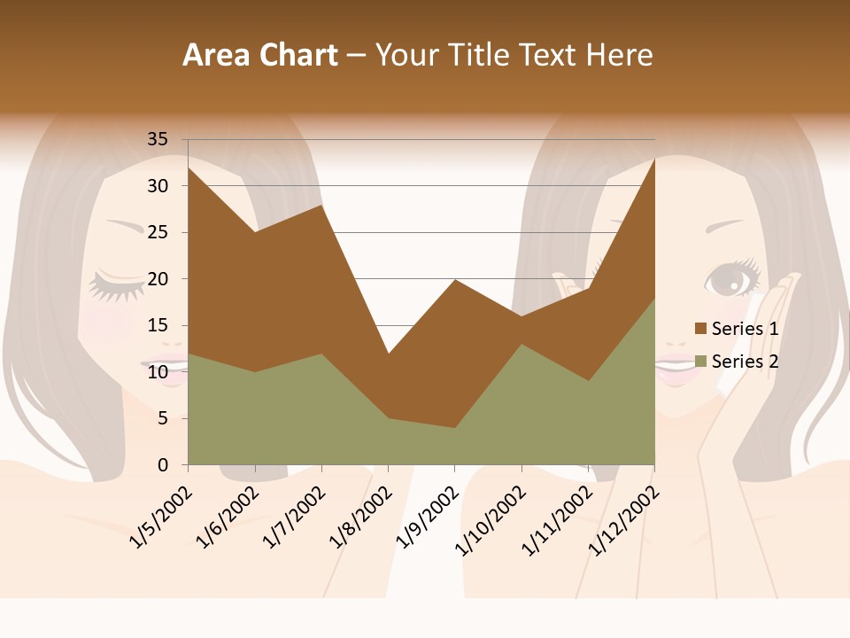Women Who Care For Their Skin PowerPoint Template