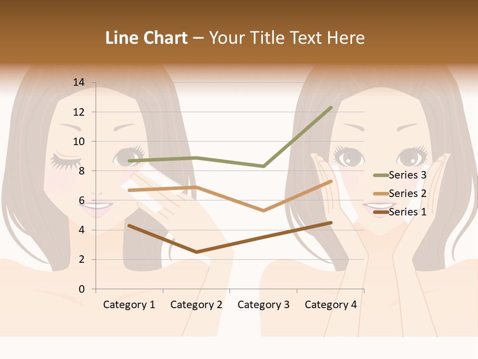 Women Who Care For Their Skin PowerPoint Template