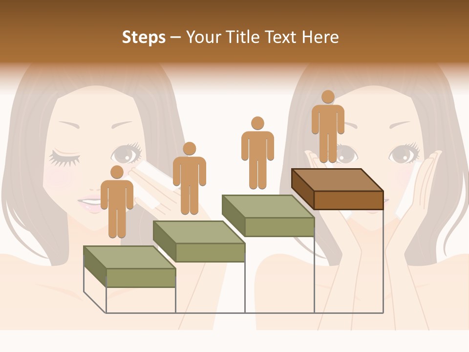 Women Who Care For Their Skin PowerPoint Template