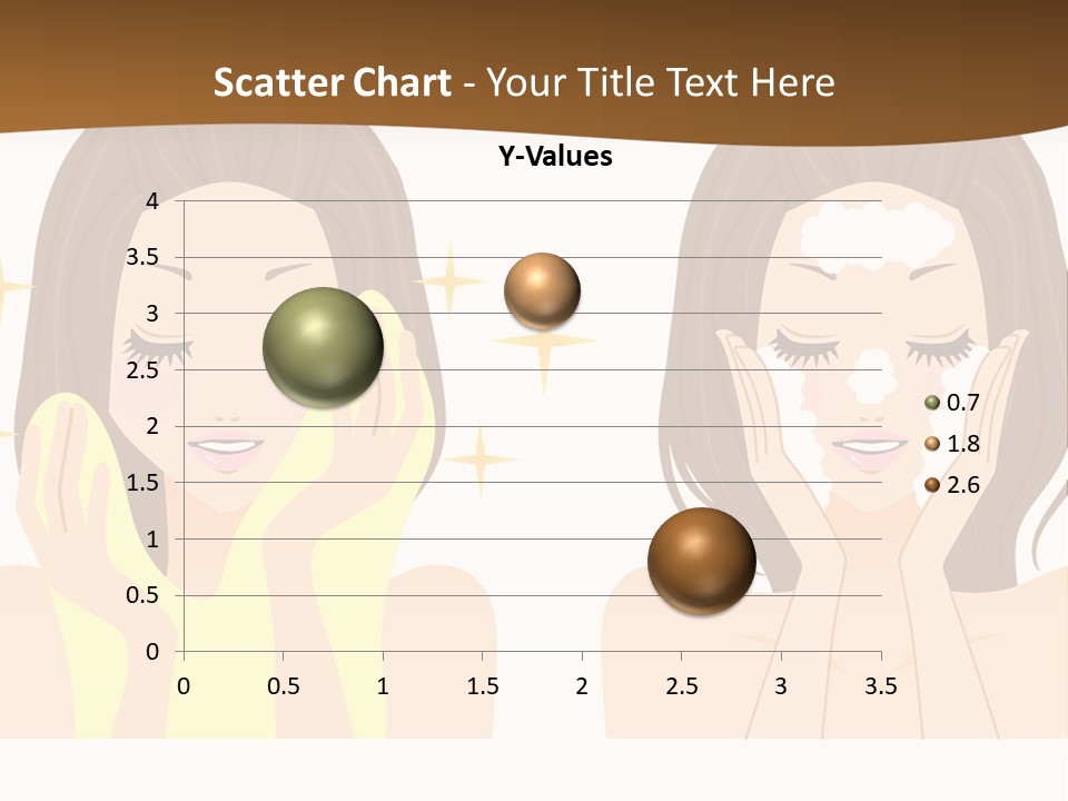 Face Wash Woman PowerPoint Template