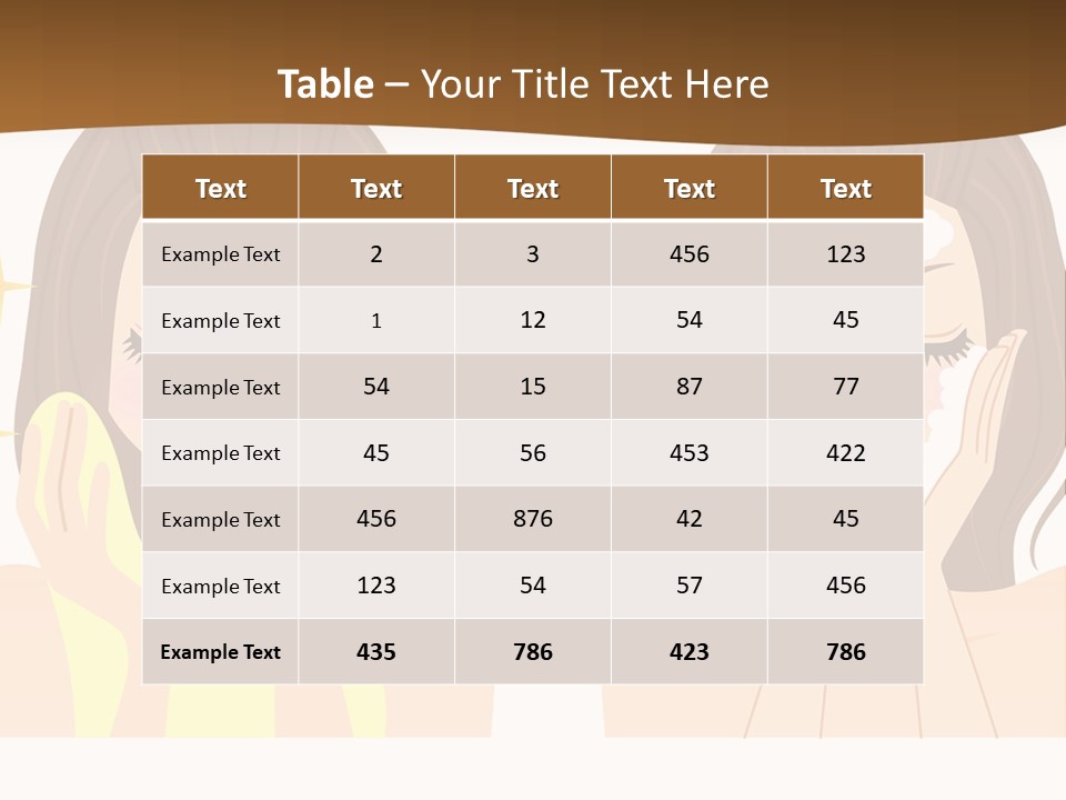 Face Wash Woman PowerPoint Template