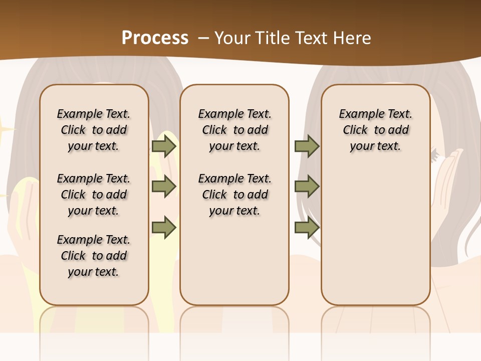 Face Wash Woman PowerPoint Template