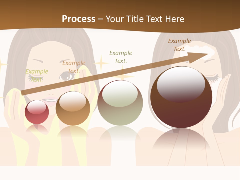 Face Wash Woman PowerPoint Template