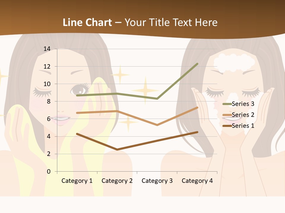 Face Wash Woman PowerPoint Template