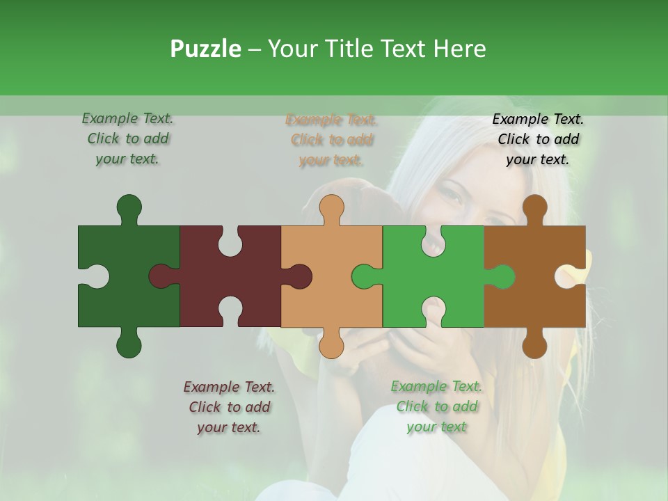 Mammal Person Sitting PowerPoint Template