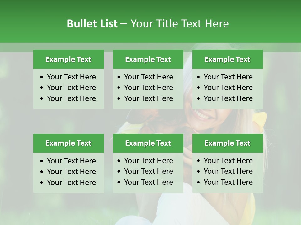 Mammal Person Sitting PowerPoint Template