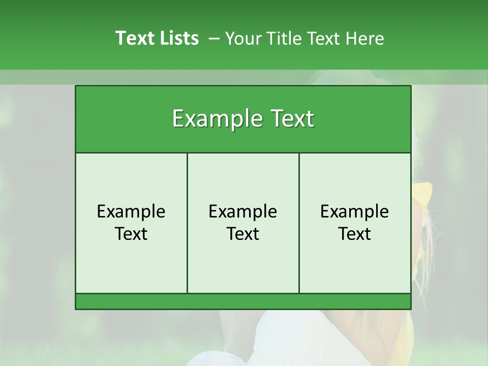 Mammal Person Sitting PowerPoint Template