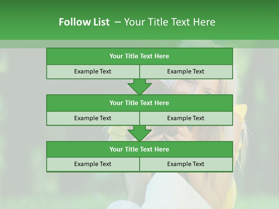 Mammal Person Sitting PowerPoint Template
