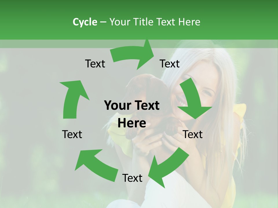 Mammal Person Sitting PowerPoint Template