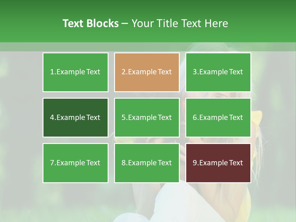 Mammal Person Sitting PowerPoint Template