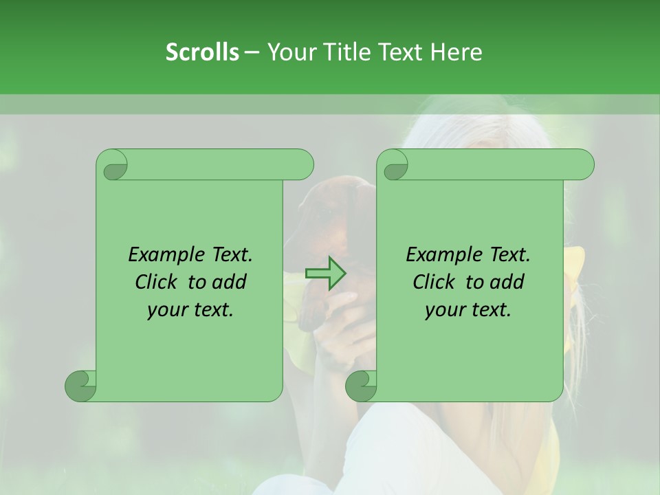 Mammal Person Sitting PowerPoint Template